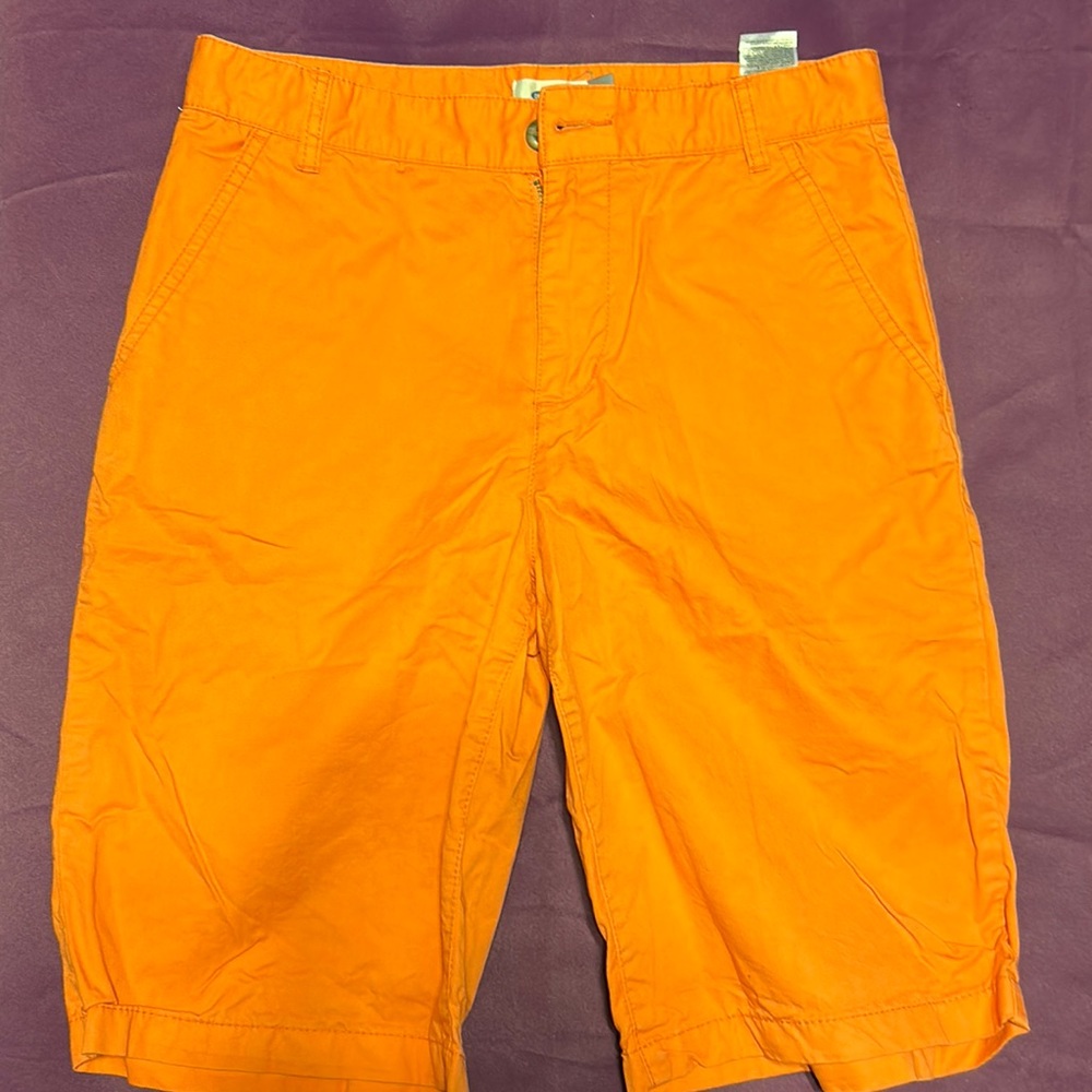 Orange Old Navy Chino Shorts for girls